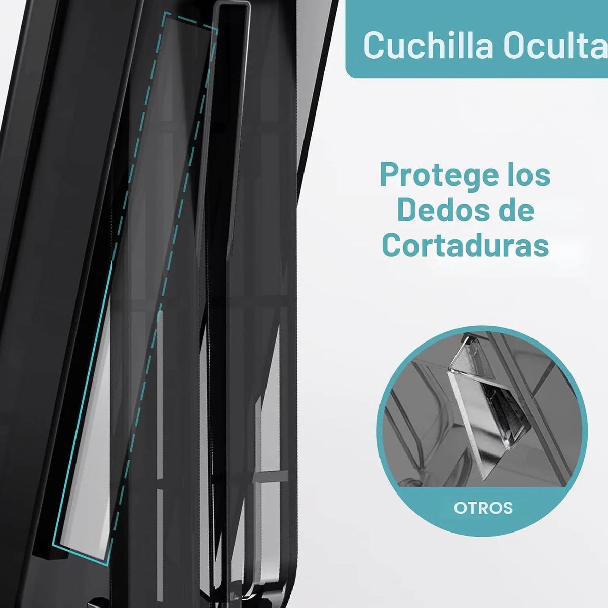 Cortador de pastillas ajustable. Corta varias sin esfuerzo