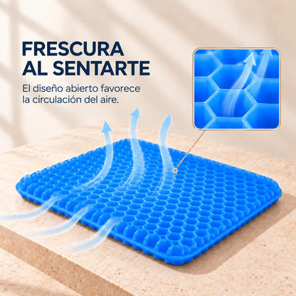 Cojín de gel para asiento Menos dolor al sentarte