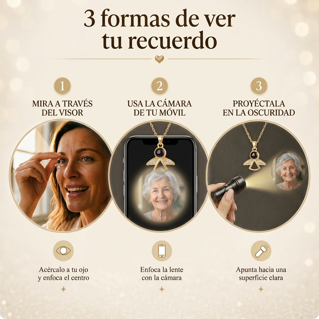 Colgante Ángel personalizado con foto